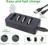 JOXIYECLTL LF2032 2032 3V Charger(5 Pack) Rechargeable Batteries CR Lithium-ion Coin Battery