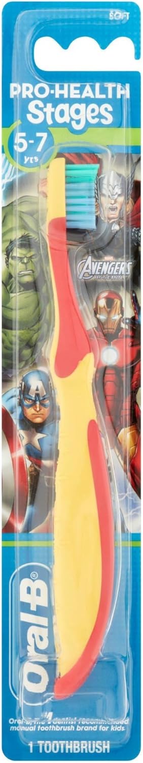 Oral-B Kids Spider Man Toothbrush for Children Ages 3+, Extra Soft, Pack of 6