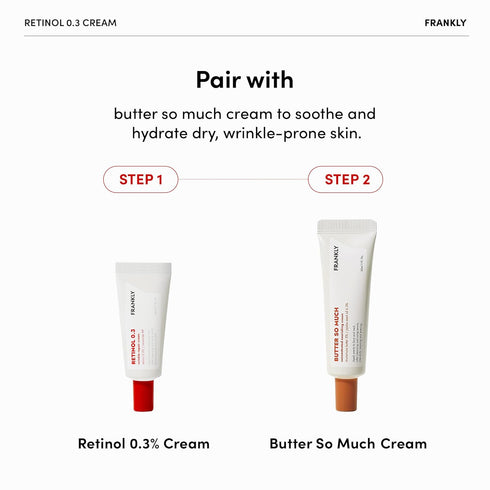 FRANKLY Retinol 0.1 Cream | Beginner Retinol for Anti-Aging, Skin Lifting & Restoration | Night Cream, 1.01 fl. oz.