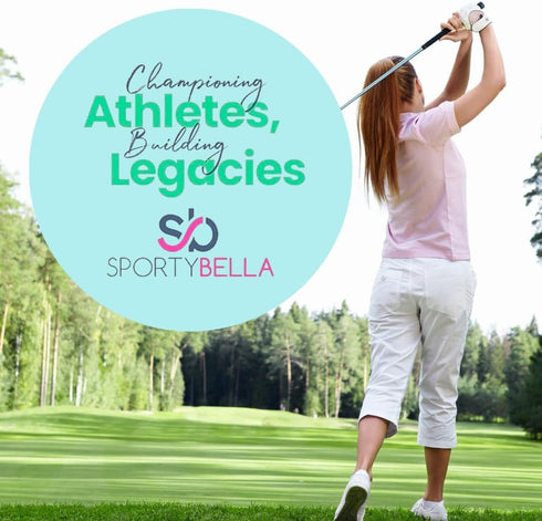 Sportybella Golf Gifts for Female Golfers, Makeup Bag, Waterproof Toiletry Bag Organizer, Golfing Accessories