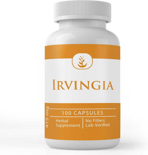 PURE ORIGINAL INGREDIENTS Irvingia (100 Capsules) - Always Pure, Lab Verified, No Additives or Fillers