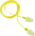 Peltor Sport Tri-Flange Corded Reusable Earplugs, 3 Pair, NRR 26 dB, Comfortable Fit, Neon Yellow