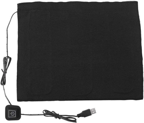 DC 5V USB Electric Cloth Heater, Waterproof Carbon Fiber Heat Pad for Neck, Back, and Abdomen