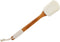 Leotruny 100% Natural Exfoliating Loofah with Long Wooden Handle Shower Back Brush (Off-White, 1 Pack)