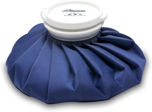 BICAREE Ice Pack for Injuries, Reusable Hot Water Bag for Hot & Cold Therapy and Pain Relief with Cover, Size 11"