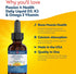 Passion 4 Health Organic Liquid Vitamin D3 K2 + Omega 3 Supplement, 5000IU Liquid Vitamin D Drops