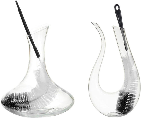 ALINK 16in Extra Long Black Bottle Cleaning Brush for Washing Narrow Neck Beer/Wine/Thermos and Hummingbird Feeder