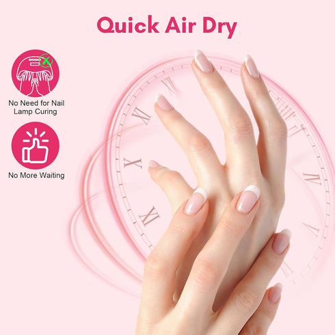 Makartt Super Strong Nail Glue for Press ons: Acrylic Nail Tips, Brush On, Quick Dry, Easy Application