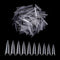 YIMART 500pcs Acrylic Medium Long Stiletto Nail Tips, Easy Coffin Nails Sharp False Nail Art Tips