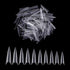 YIMART 500pcs Acrylic Medium Long Stiletto Nail Tips, Easy Coffin Nails Sharp False Nail Art Tips