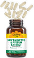 Country Life Saw Palmetto & Pygeum Extract, 90 Capsules, Prostate Health Supplement for Men's Health