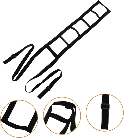 PENIKOKO Bed Ladder Assist Device for Elderly Sit Up Hoist with Cushioned Hand Grips for Injury and Pregnancy Easy