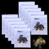 Angzhili 10 Bag Dental Orthodontic Rubber Bands, Elastic Rubber Bands, Orthodontic Supply 3.5 Oz (3/16")