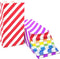 Bright Color Striped Paper Bags, Rainbow Party Bags for Kids’ Birthday Party, Baby Shower, Wedding (50CT)