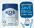 KOS Plant Based Protein Powder - Blueberry Muffin, Organic Pea Protein Superfood, Vegan Meal Replacement, 10 Servings