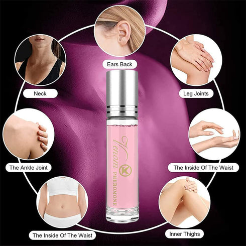 3Pcs Lunex Phero Perfume for Women, Long Lasting Portable Roll On Phero Oil