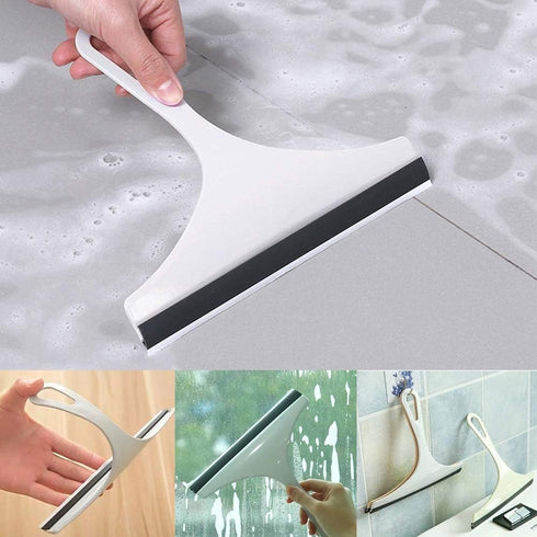 Squeegee for Shower Glass Door, Glass Cleaner Window Wiper Floor Tile Washing Car Blade Brush Cleaning Tool
