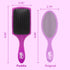 Wet Brush Paddle Detangler Hair Brush, Purple, Ultra-Soft IntelliFlex Bristles, AquaVent Design, Great for Treatment &
