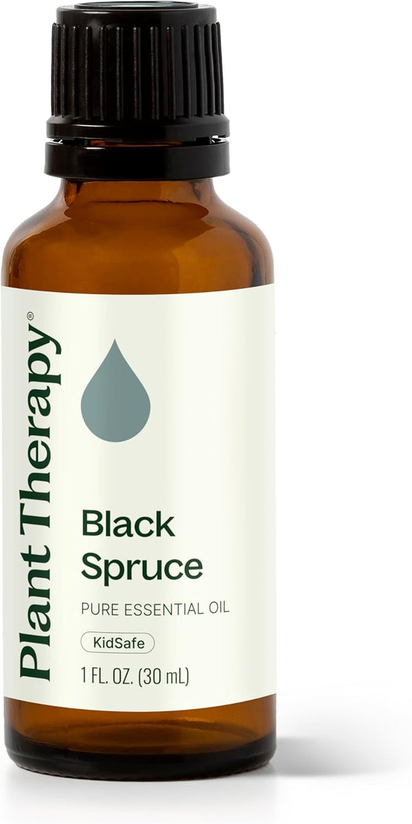 Plant Therapy Black Spruce Essential Oil, 30 mL (1 oz), 100% Pure, Undiluted, Therapeutic Grade