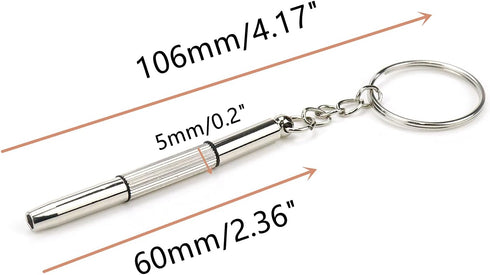 4-in-1 or 3 in 1 Repair Kit Screwdriver Keychain Eyeglass Repair kit - 20pcs