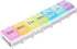 Items Galore 7-Day Pill Weekly Pill Organizer with Spring Open Design and Large Compartments