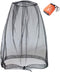 Cinvo Head Net Hat, Bug Net Face Netting for Outdoor Activities, Spacious Net Room Works Over Most Hats, Black