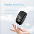 Rechargeable Pulse Oximeter Fingertip, Accurate Blood Oxygen Saturation Monitor, Fast SpO2 Reading (Black)