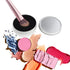 8pcs Makeup Brush Cleaner Set - 2 Pack with 6pcs Replacement Sponge for Quick Color Removal