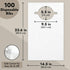 Wellbrite 15.5 23.6 Pack 100 Disposable Bibs for Adults - x in - White, of - Over-the-Head Design & Adult Disposable
