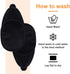 eZAKKA Eye Patches for Adults and Kids, Medical Soft Eye Patch for Lazy Eye Amblyopia Strabismus (Black+Black)