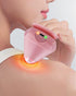 HZC Portable Heated Vibrating Massage Ball Trigger Point Relaxation Device with Suction Base for Neck, Back, Legs