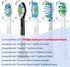 Toothbrush Travel Case Compatible with Philips Sonicare Electric Toothbrush & 6Pcs Reusable Head Covers (White)