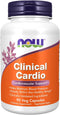 NOW Foods Clinical Cardio Supplements for Cardiovascular Support, 90 Veg Capsules