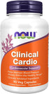 NOW Foods Clinical Cardio Supplements for Cardiovascular Support, 90 Veg Capsules