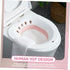 HAKIDZEL Portable Sitz Bath Basin with Anti-Spill Overflow Protection for Postpartum Care Perineal Relief and Menstrual
