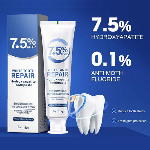 WenFeng Health,4.23oz (1 Hydroxyapatite Toothpaste for Enamel Protection and Tooth Strengthening,Hidroxiapatita