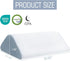 Knee Wedge Pillow, Bed Wedge Pillow for Sleeping, After Surgery Leg Pillow for Knee Pain Relief, Back Pain, Sciatica,