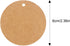 Segarty 200 PCS Circle Tags, Brown Craft Gift Tags with 100 Feet Jute Twine, Round Thick Kraft Paper Blank Hang Tags