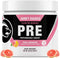 Honey Badger Pre Workout Powder - Keto Vegan Preworkout for Men & Women with Vitamin C, Beta Alanine, Caffeine, Pink