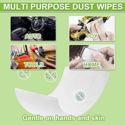 Air Jungles All Purpose Car and Home Cleaning Wipes, 70 Count, Extra Large Size