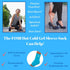 Pack 360 FOMI Hot Cold Ankle Foot Gel Ice Wrap | Premium Comfort Degree Solid Gel Cooling Compression for Plantar