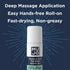 MUJO Extra Oomph Pain Relief Roll-On Gel, Fast-Acting Menthol with Organic Arnica, Aloe, Hemp for Muscles and Joints