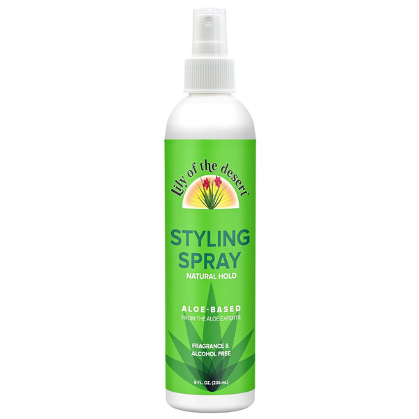 Lily Of The Desert Natural Hold Aloe Vera Hair Spray, Unscented, 8 Fl Oz