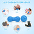 URAQT Set, 2 Pack Spiky Massage Ball Physical Therapy Massage Balls, Hard Lacrosse Ball & Spiky Massage Ball