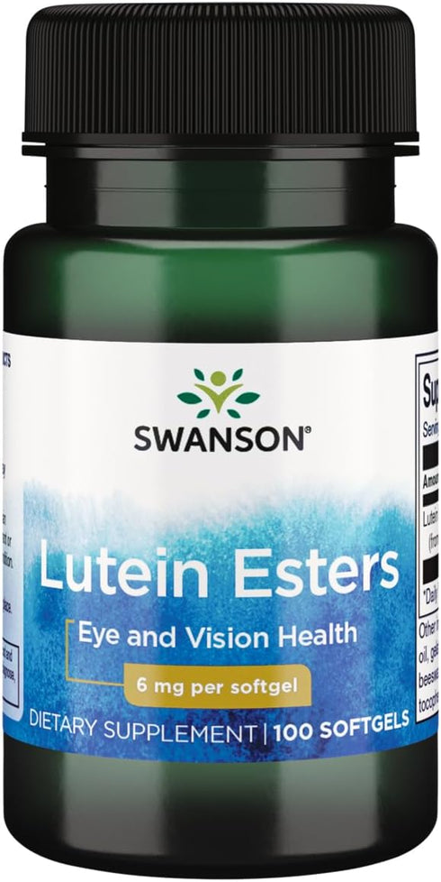 Swanson Lutein 6 Milligrams, 100 Sgels