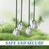 2 Pieces Flexible Silicone Earplugs Connector Cord, Safety Lanyard for Earplugs with Removable Tips