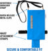 JISUNZON 600-1000ml) Adjustable Waist Belt with Pockets | Discreet & Hands-Free Organizer for Tubes and Liquid Bags