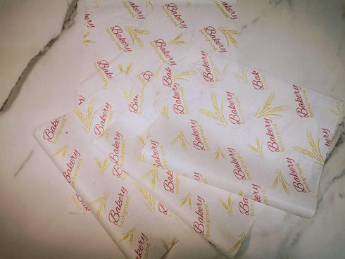 GETTING ON Wax Paper, 100 Sheets of Oilproof Food Picnic Paper, Waterproof Hamburger Lining