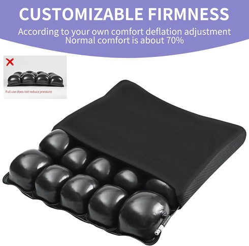 Makrozoia 17 17 Inches Cushions for Pressure Sores on Buttocks - x Wheelchair Cushion for Pressure Relief - Inflatable