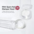Nail Art Stamper - Clear Silicone Nails Stamping Jelly with Scraper, Transparent DIY Manicure Nail Art Tool